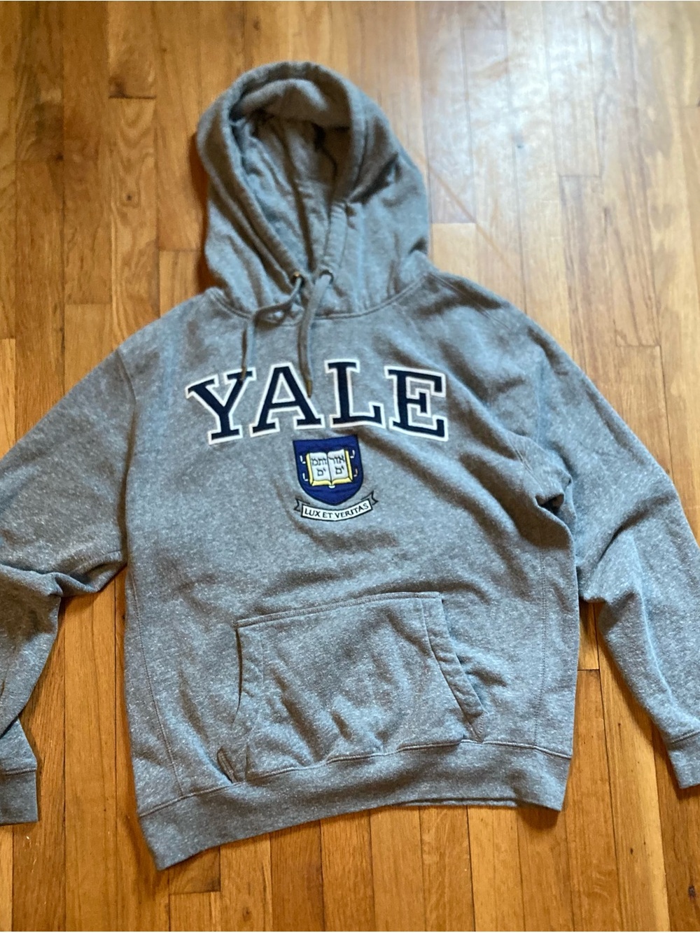 Yale Gray Hoodie - Classic Collegiate Pullover